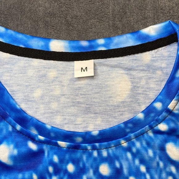 Men’s Trippy Water Drop Tee, Custom Order (BRAND NEW ONE OF A KIND) - Picture 3 of 4
